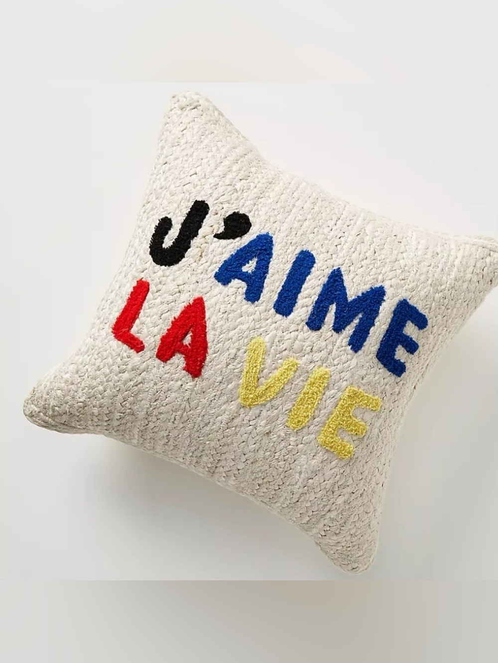 Clare V. for Anthropologie Maisonette Jute Pillow